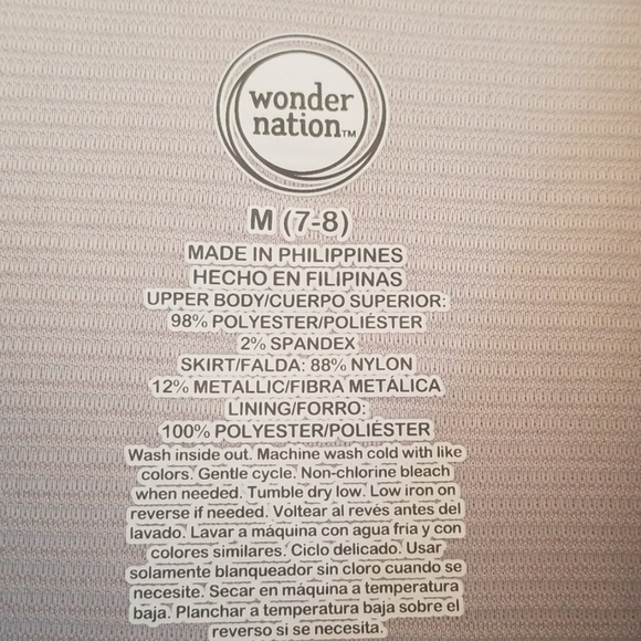 Wonder Nation Girls Size M7/8 Dress Set - Picture 4 of 8